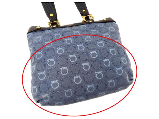 Salvatore Ferragamo Gancini Canvas Tote Bag - Ansicht 10