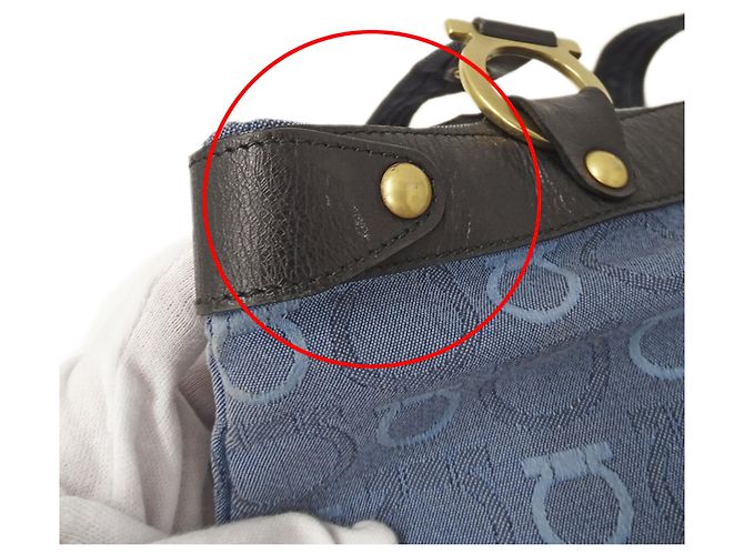 Salvatore Ferragamo Gancini Canvas Tote Bag - Ansicht 11