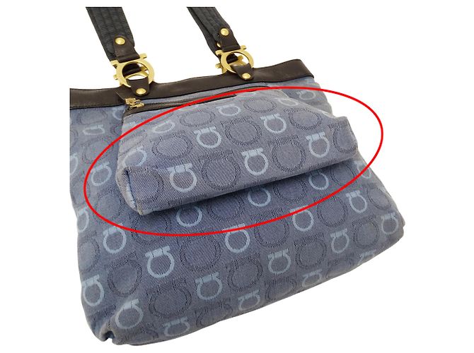 Salvatore Ferragamo Gancini Canvas Tote Bag - Ansicht 12