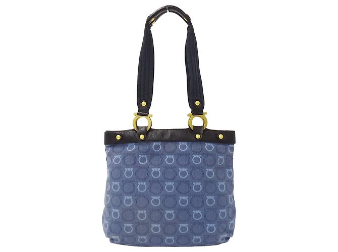 Salvatore Ferragamo Gancini Canvas Tote Bag - Ansicht 2