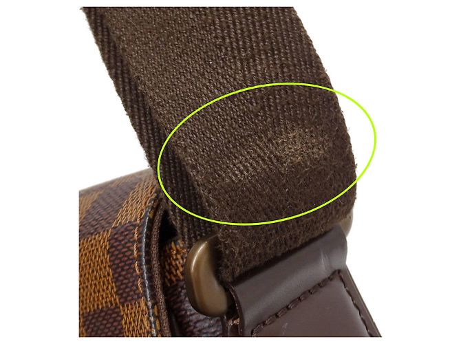 Sac à épaule Louis Vuitton Damier Canvas Marron - vue 12