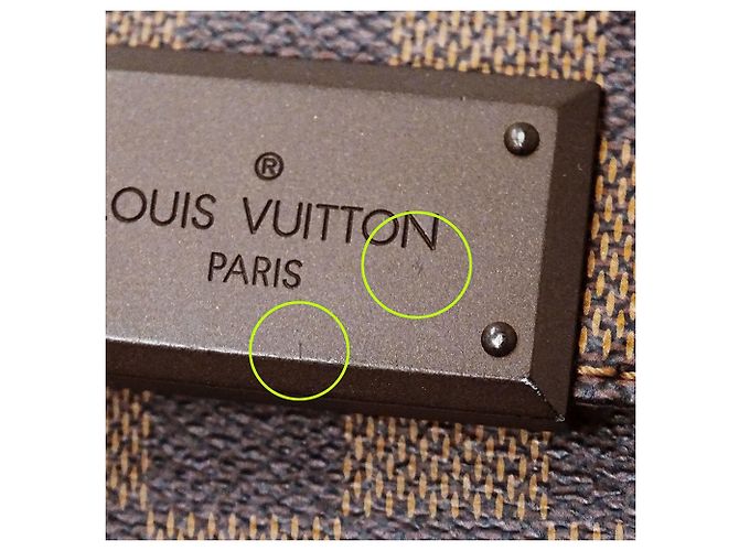 Sac à épaule Louis Vuitton Damier Canvas Marron - vue 8