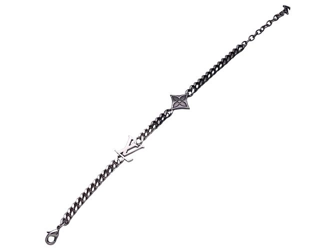 Louis Vuitton Men's Charm Bracelet Black Silvery - view 3