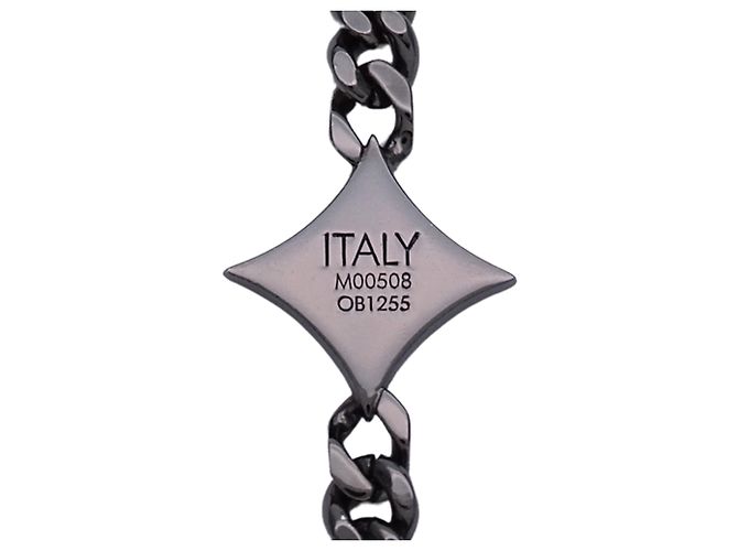 Louis Vuitton Men's Charm Bracelet Black Silvery - view 5