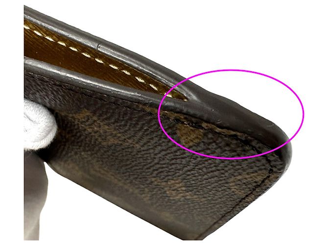 Louis Vuitton Monogram Business Card Case Brown - view 11
