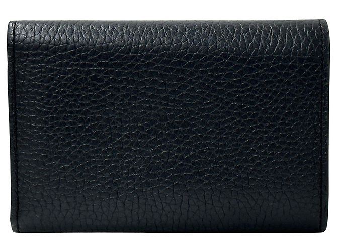 Louis Vuitton Tri-fold Wallet in Taurillon Leather Black - view 2