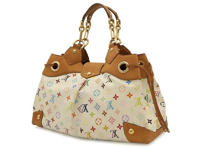 Borsa Tote Louis Vuitton Monogram Multicolor Ursula - vista 3