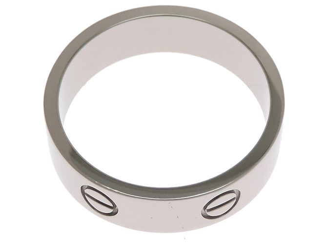 Anello fede Cartier in oro bianco 18K - Ansicht 2