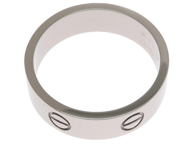 Anello fede Cartier in oro bianco 18K - Ansicht 3