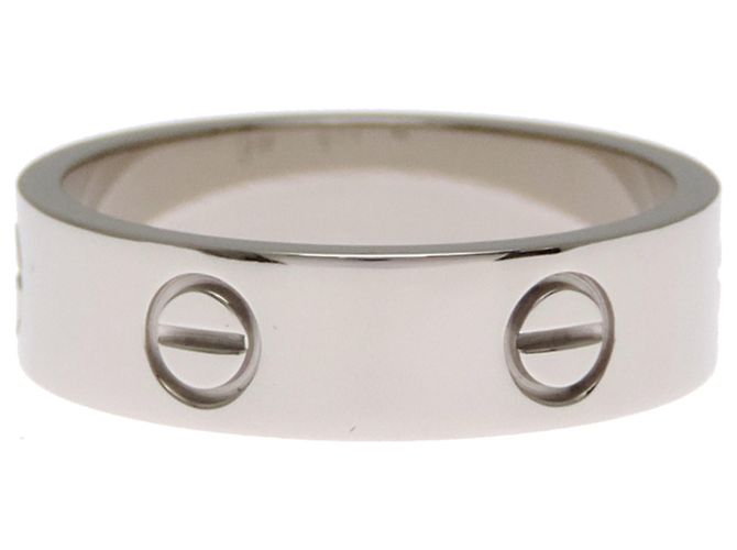 Anello fede Cartier in oro bianco 18K - Ansicht 4