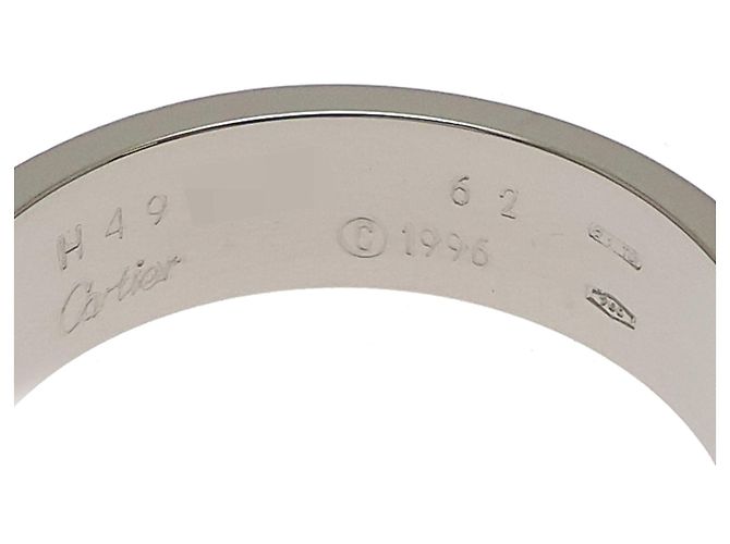 Anello fede Cartier in oro bianco 18K - Ansicht 5