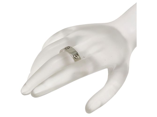 Anello fede Cartier in oro bianco 18K - Ansicht 7