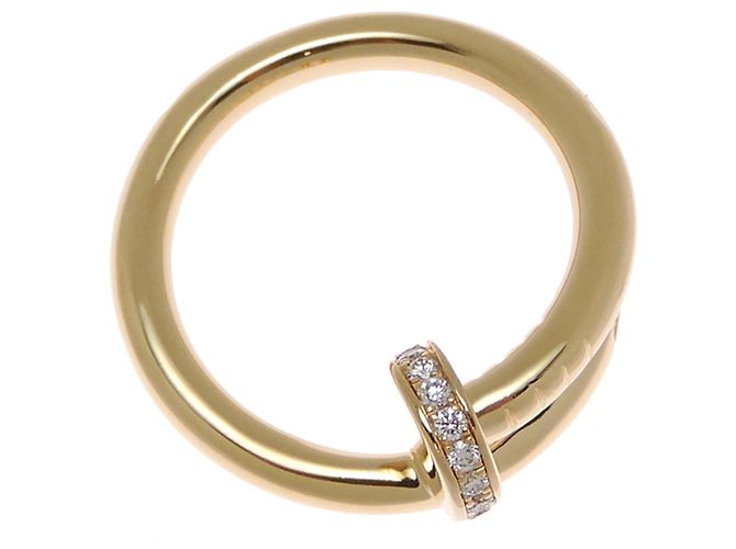 Juste un Clou Anello fede Cartier in oro giallo 18K e diamanti - vista 3
