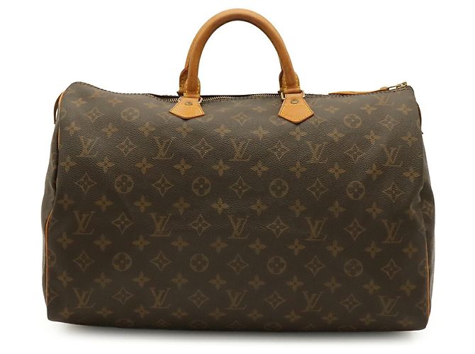 Sac à main Louis Vuitton Monogram Speedy 40 Marron Monogramme - vue 2