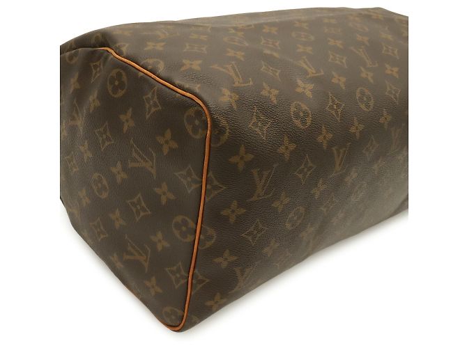 Sac à main Louis Vuitton Monogram Speedy 40 Marron Monogramme - vue 4