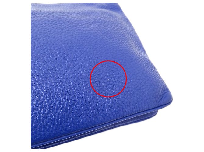 Prada Schultertasche aus blauem Leder - Ansicht 8