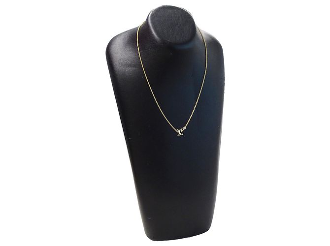 Collar con colgante Louis Vuitton de oro amarillo y diamantes Dorado - vista 10