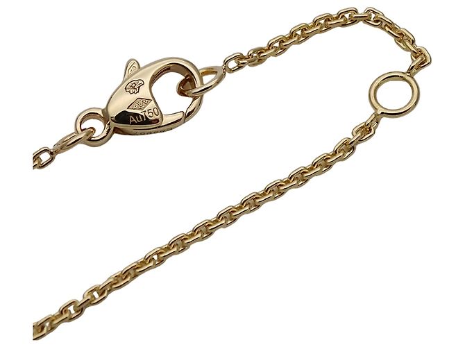 Collar con colgante Louis Vuitton de oro amarillo y diamantes Dorado - vista 5