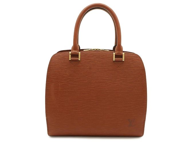 Borsa Louis Vuitton Epi Pont Neuf Marrone - vista 2