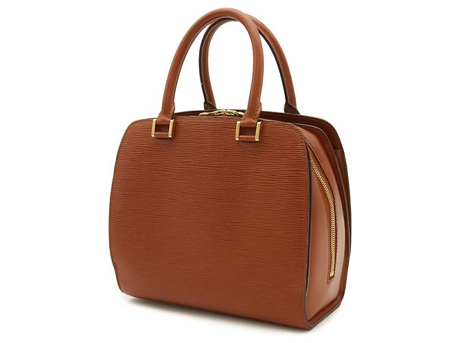 Borsa Louis Vuitton Epi Pont Neuf Marrone - vista 3