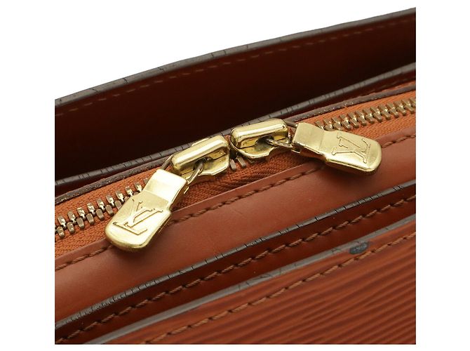 Borsa Louis Vuitton Epi Pont Neuf Marrone - vista 7