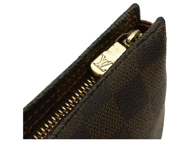 Trousse de maquillage Louis Vuitton Damier Marron Noir Damier ebène - vue 8