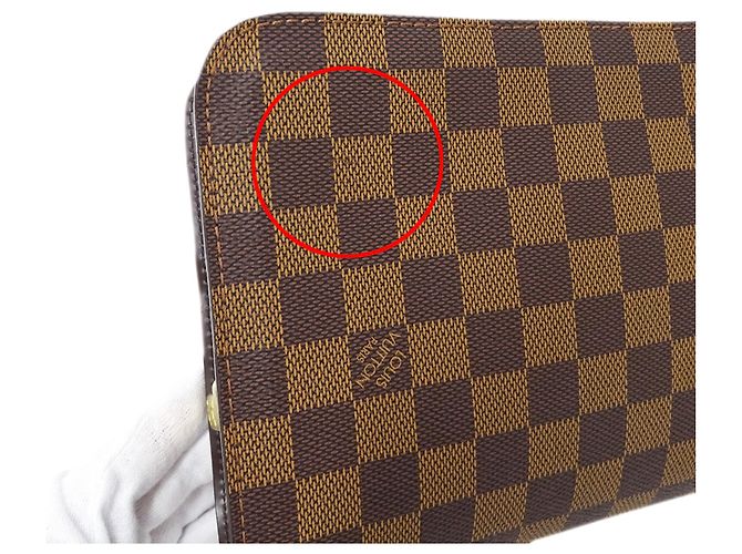 Pochette Louis Vuitton Damier Canvas Damier ebène - vue 10