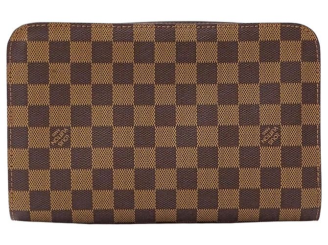 Pochette Louis Vuitton Damier Canvas Damier ebène - vue 2
