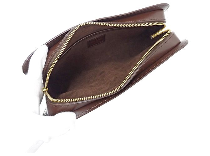 Pochette Louis Vuitton Damier Canvas Damier ebène - vue 5