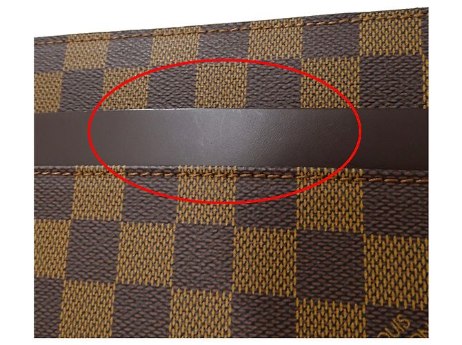 Pochette Louis Vuitton Damier Canvas Damier ebène - vue 7