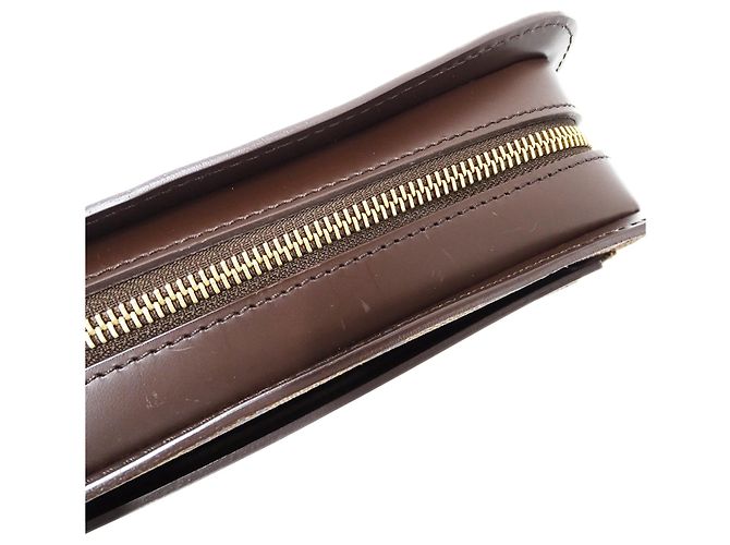Pochette Louis Vuitton Damier Canvas Damier ebène - vue 9
