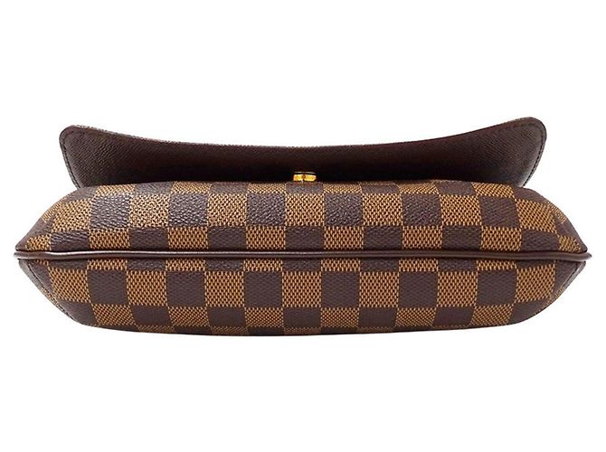 Borsa a tracolla Louis Vuitton Damier Canvas Marrone - vista 3