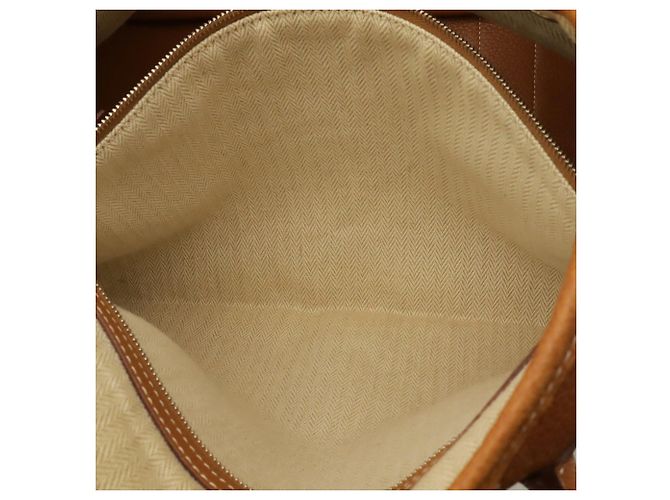Hermès Borsa Tote Hermes Garden PM Marrone Giallo - vista 9