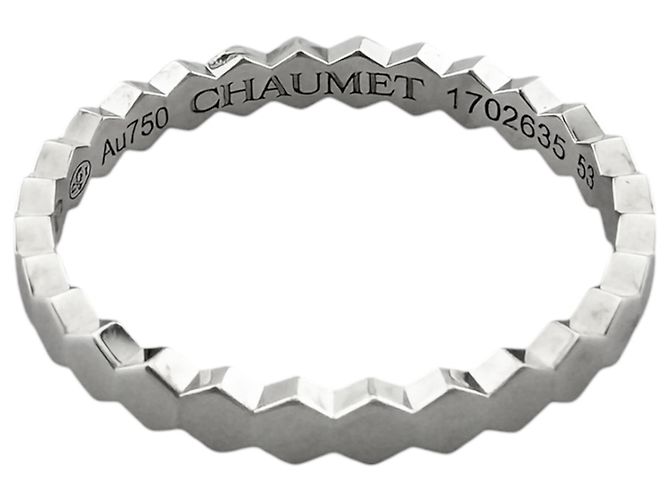 Bague Chaumet Bead de en or blanc 18K Argenté - vue 4