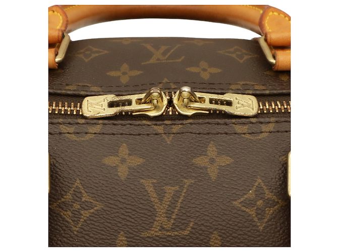 Bolso Boston Louis Vuitton Monogram Keepall 55 Castaño Monograma - vista 7
