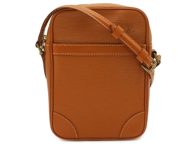Louis Vuitton Epi Danube Schultertasche Pochette Braun - Ansicht 2
