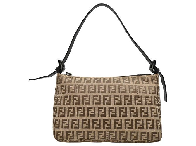 Mini borsa a mano Fendi da donna Marrone Beige - vista 2