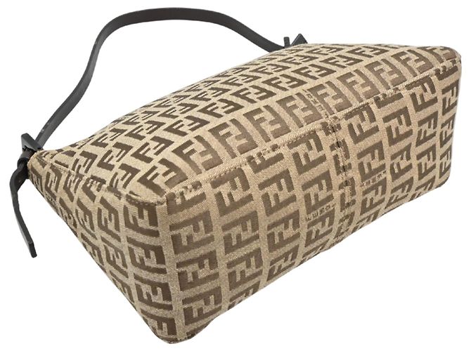 Mini borsa a mano Fendi da donna Marrone Beige - vista 3