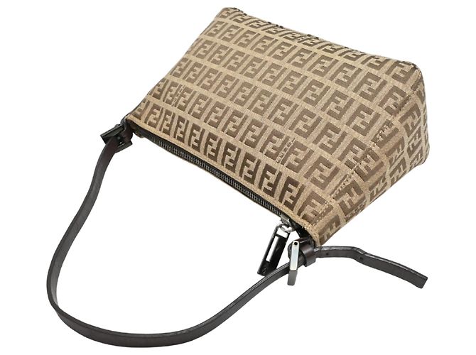 Mini borsa a mano Fendi da donna Marrone Beige - vista 4