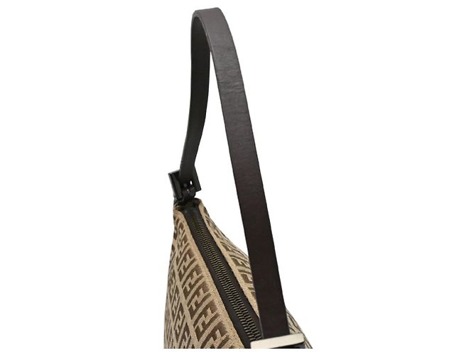 Mini borsa a mano Fendi da donna Marrone Beige - vista 5