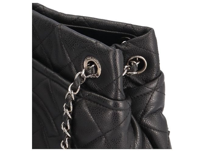 Sac cabas Chanel Coco Mark Matelassé Noir - vue 11