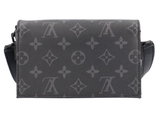 Louis Vuitton Steamer Wearable Wallet Monogram Eclipse Brown Black Multiple colors - view 3