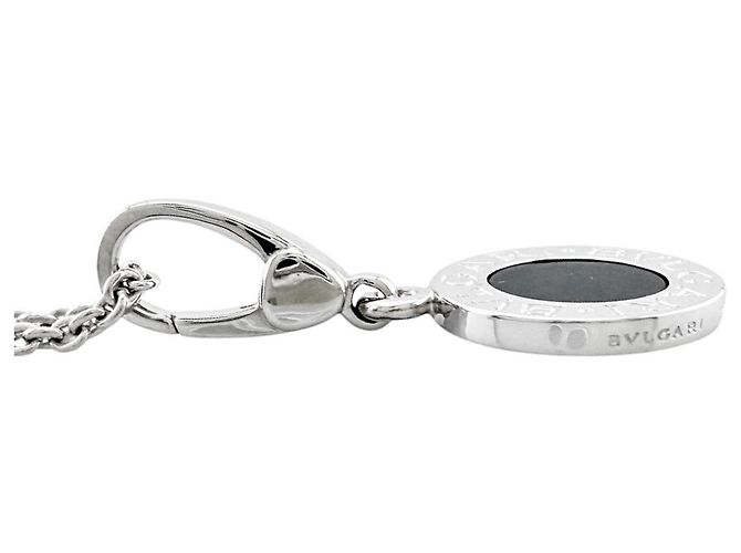 Bulgari Collar Bvlgari de oro blanco 18K y ónix Negro - vista 4