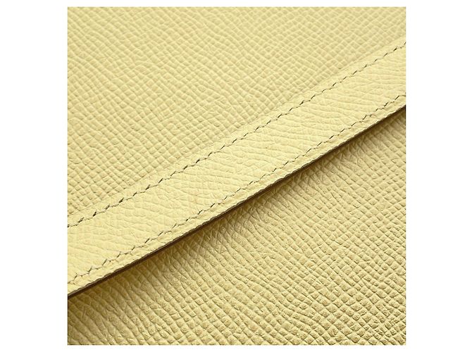 Hermès Borsa Hermes Kelly 25 in Jaune Giallo - vista 13