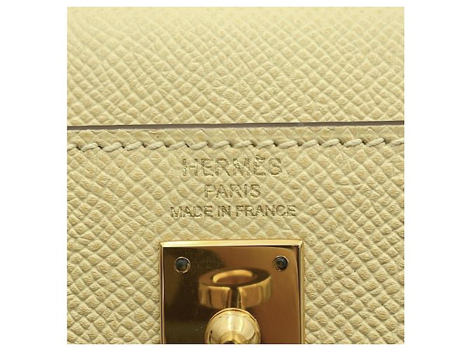 Hermès Borsa Hermes Kelly 25 in Jaune Giallo - vista 18