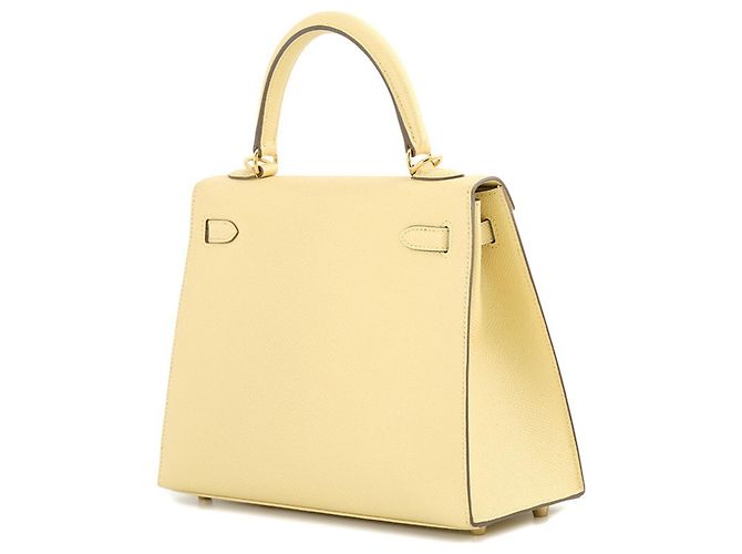 Hermès Borsa Hermes Kelly 25 in Jaune Giallo - vista 2
