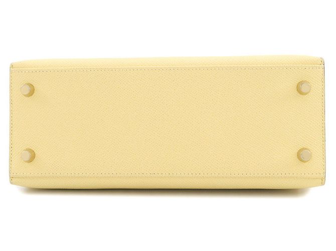Hermès Borsa Hermes Kelly 25 in Jaune Giallo - vista 3