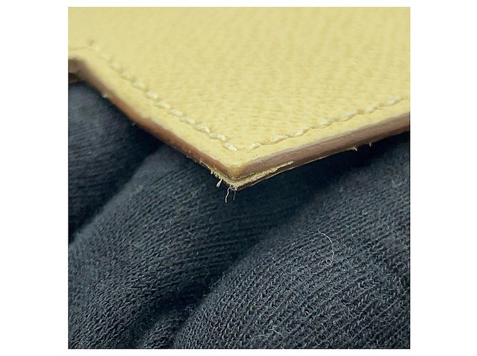 Hermès Borsa Hermes Kelly 25 in Jaune Giallo - vista 8