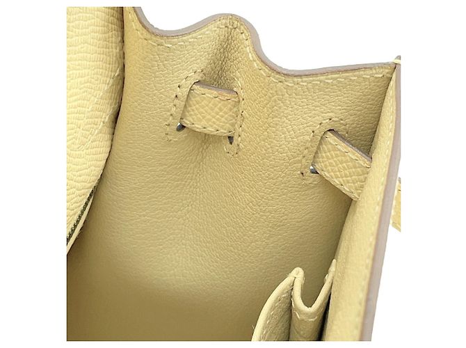Hermès Borsa Hermes Kelly 25 in Jaune Giallo - vista 9