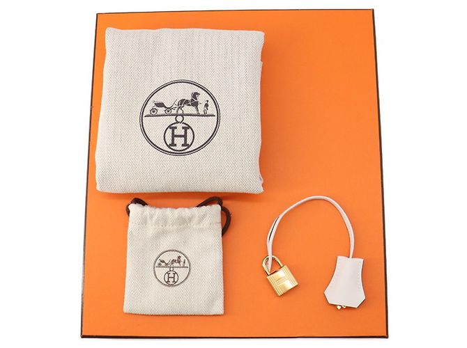 Hermès Borsa Hermes Birkin 25 Gris Perle - vista 18
